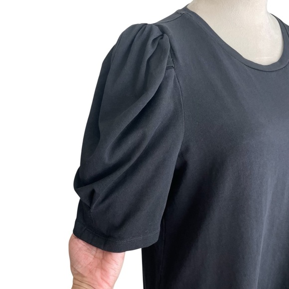 Pomander Place Stella Black Puff Sleeve Effortless Up Down Dress Women Size XXL - Picture 5 of 7